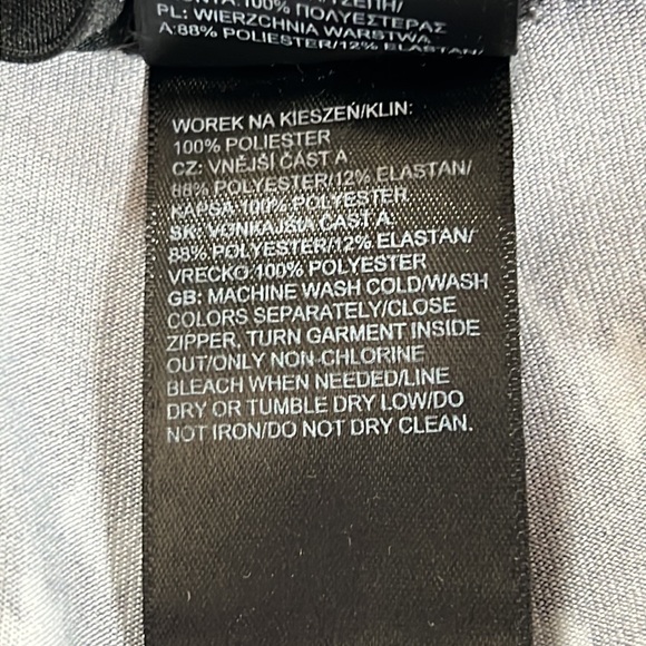 North Face leggings Charcoal and White Sz L - Picture 5 of 7